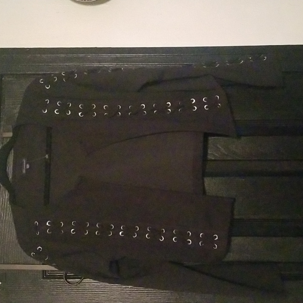 Women's Shinestar Jacket; Black and Silver; Size XL/XG